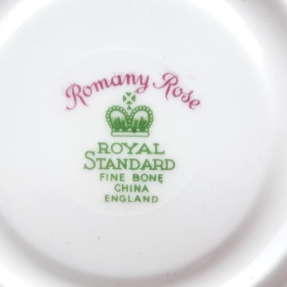 Royal Standard China Tea Cup & Saucer Romany Rose - Picture 11 of 11